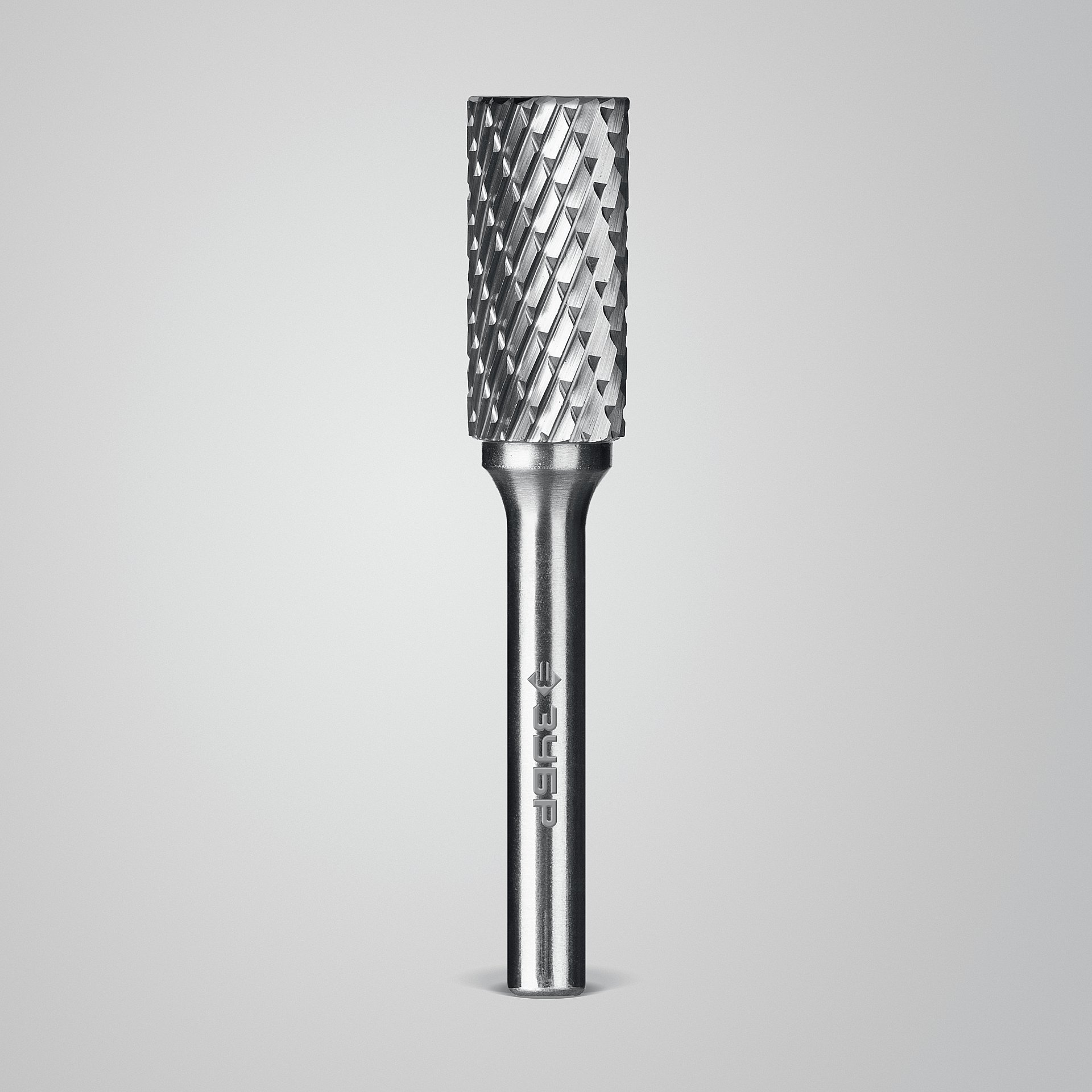 ЗУБР 12х25 мм, тип B (цилиндр с торцевыми зубьями), хв-к 6 мм, твердосплавная борфреза, ПРОФЕССИОНАЛ (28801-12-25)