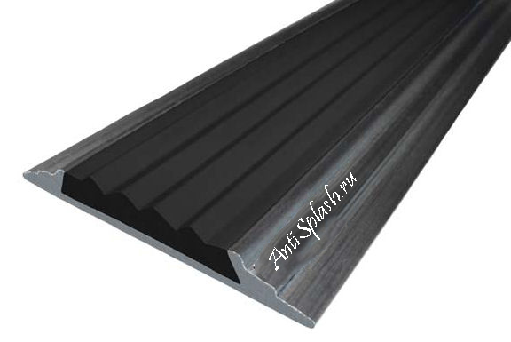 Алюминиевая Полоса АП-46 (клеевая основа), 2000 мм, черная