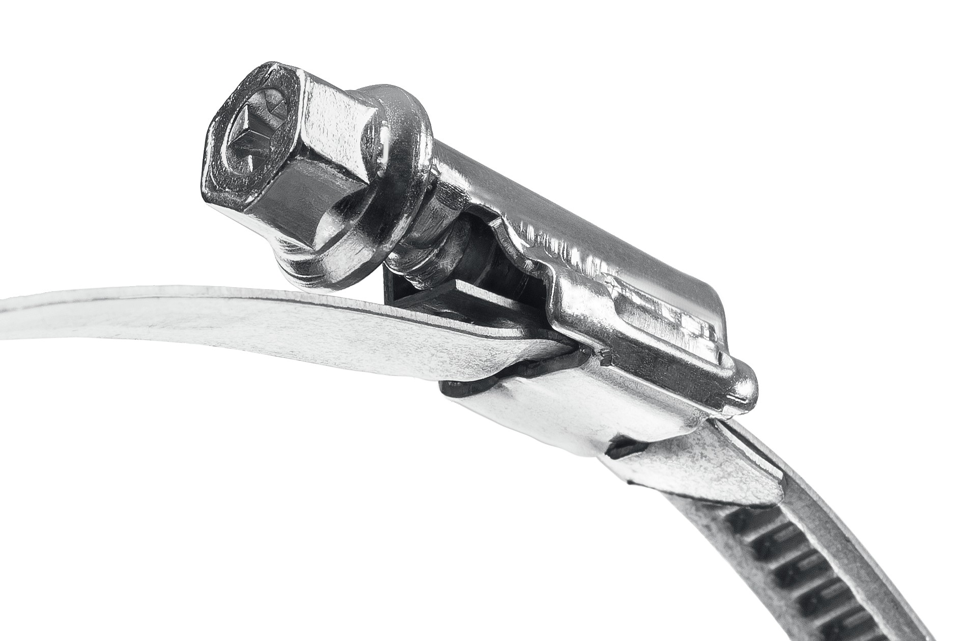 ЗУБР Х-9Н, 130 - 150 мм, накатная лента 9 мм, цинк, 10 шт, червячный хомут (37807-150)