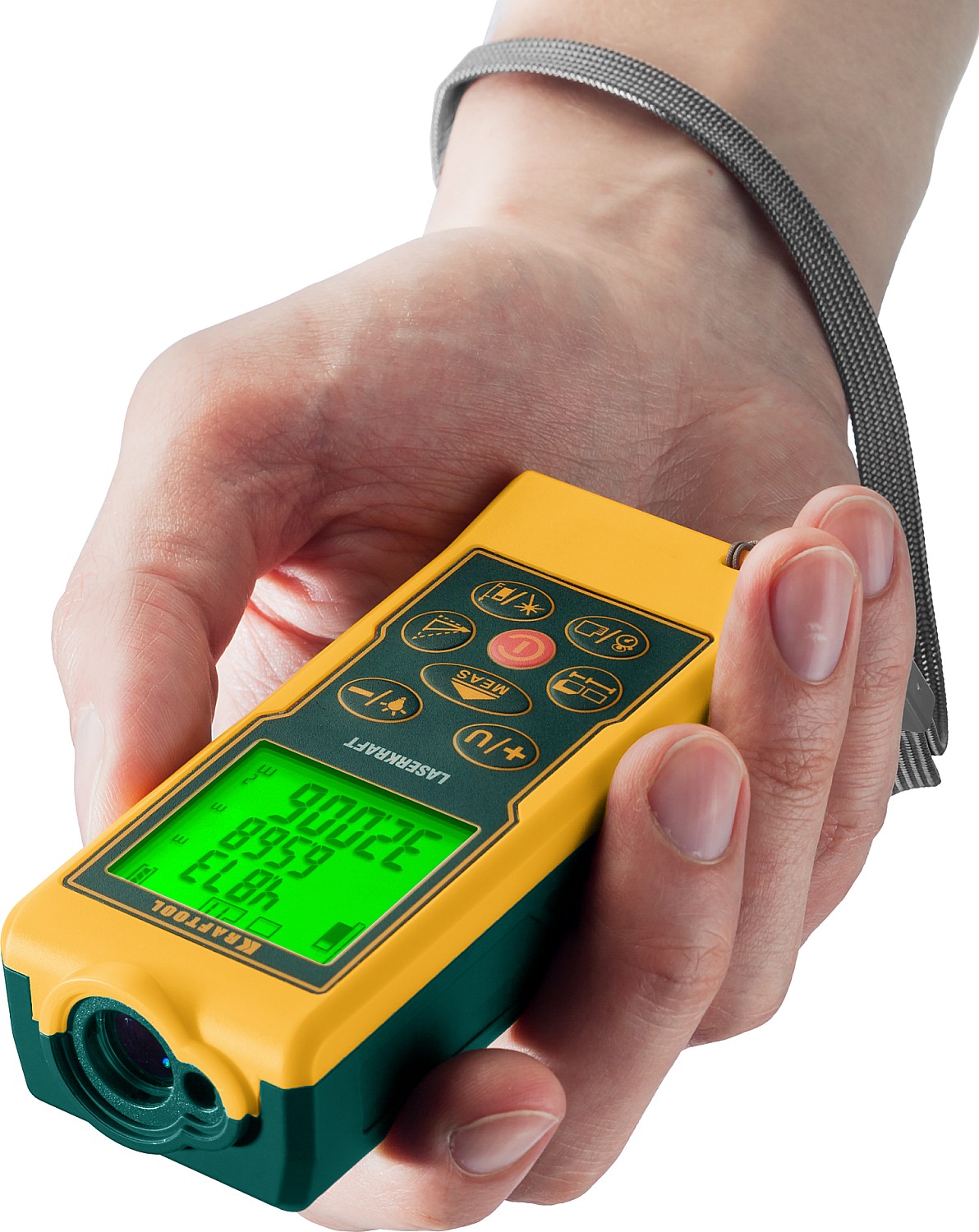 KRAFTOOL Laser-Kraft, 5 см - 70 м, лазерный дальномер (34760)