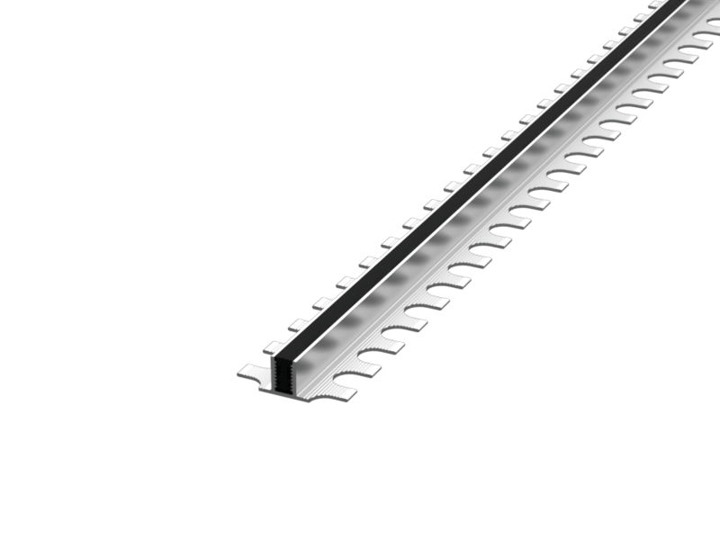 Профиль «Евроступень» T 7x10x2500 мм черный