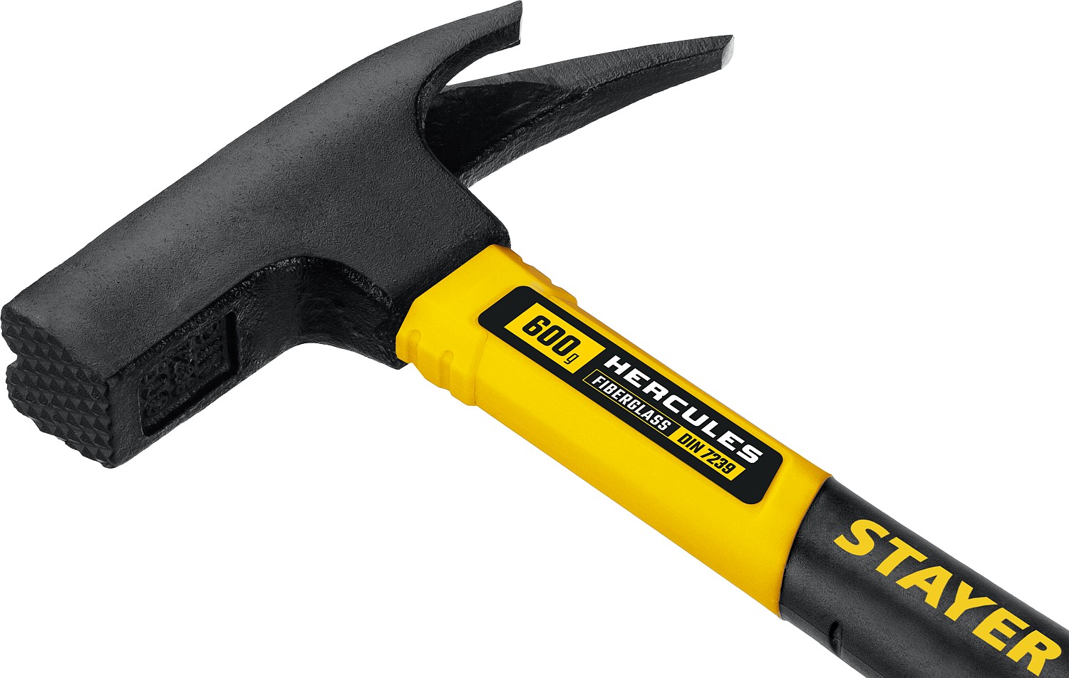 STAYER Hercules, 600 г, молоток кровельщика с фиберглассовой рукояткой, Professional (20201)