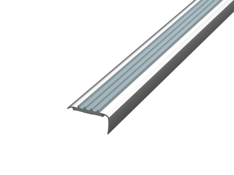 Алюминиевый угол-порог АУ-42 Евро, 1250мм серый