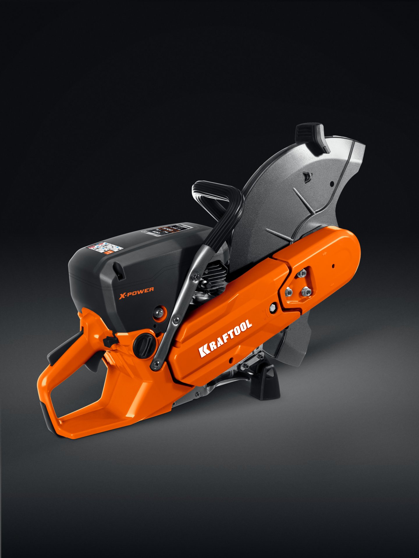 KRAFTOOL 3700 Вт, 400 мм, без диска, бензорез по металлу (рельсорез) (K760-16)