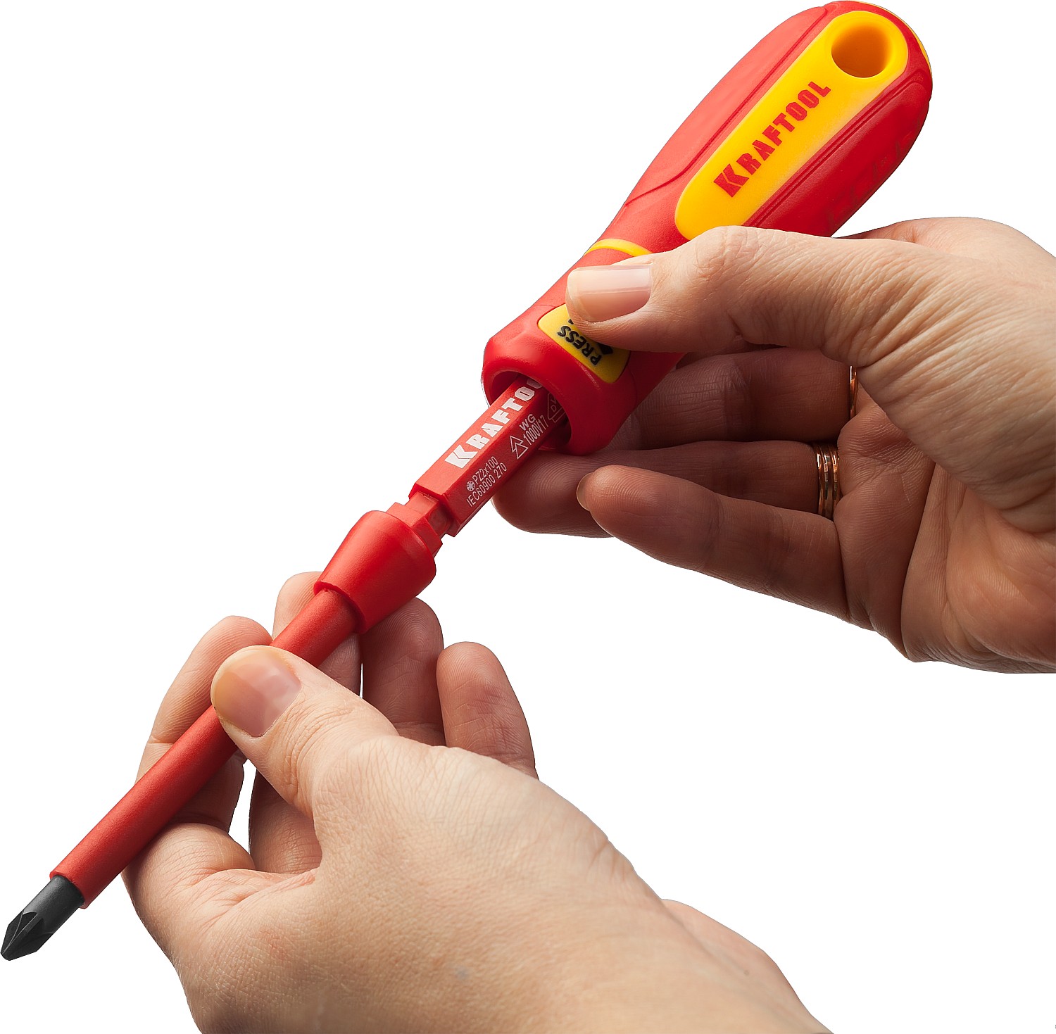 KRAFTOOL Х-Drive Electro, 18 предм, набор высоковольтных отверток (220092-H18)