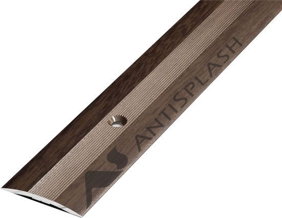 Порог алюминиевый  ПС-03-2 28x3,4x900 мм, дуб мокко