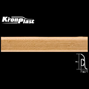 Плинтус «KronPlast Premium», 2,5 м, Вяз 528