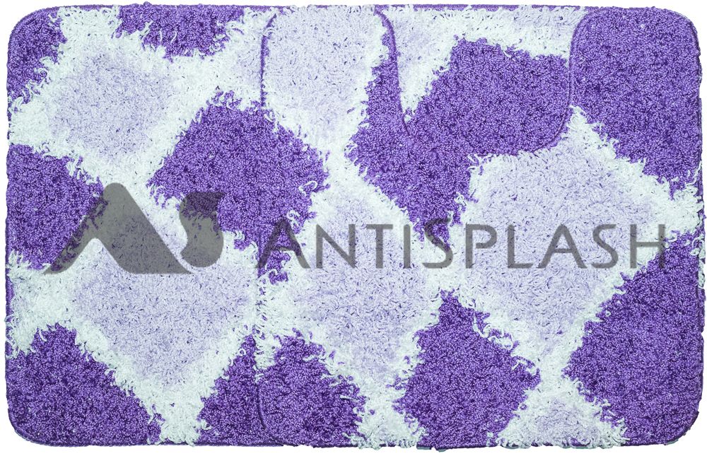 Набор Super Shaggy 500x800мм + 500x500мм Квадрат сиреневый