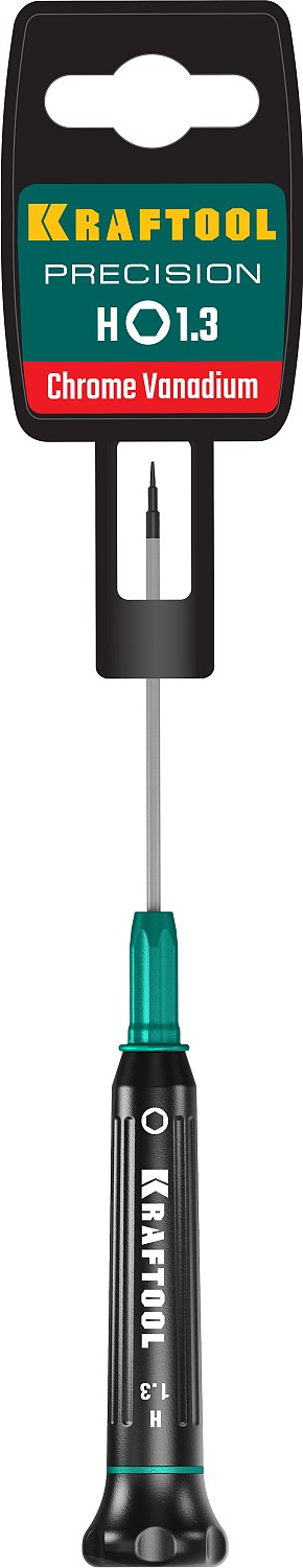 KRAFTOOL Precision, Hex1.3, отвертка для точных работ (25685-1.3)