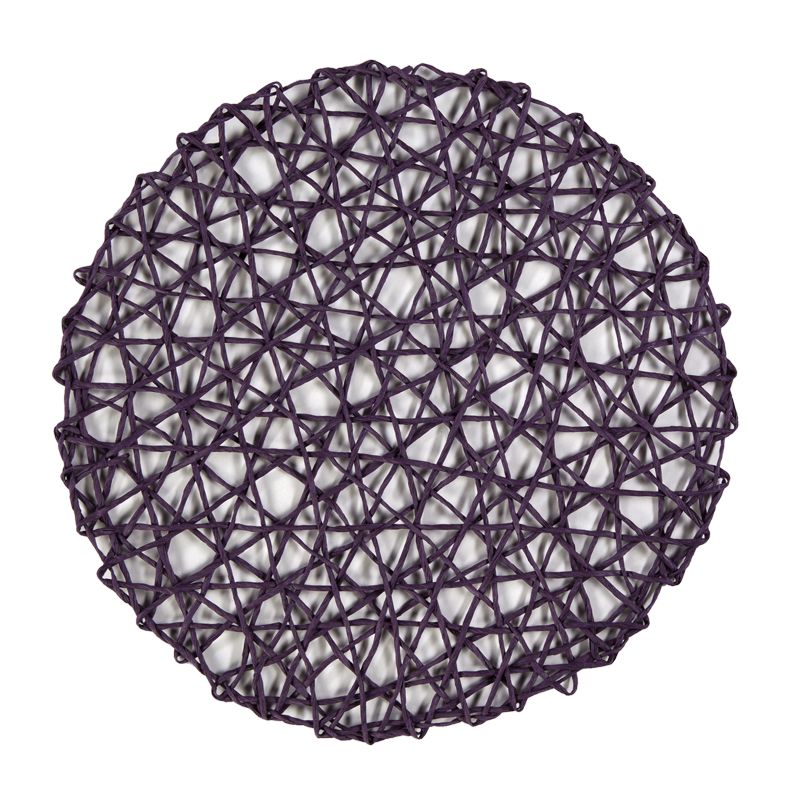 Подставка круглая "Солнце-3" D38см,цв. фиолетовый