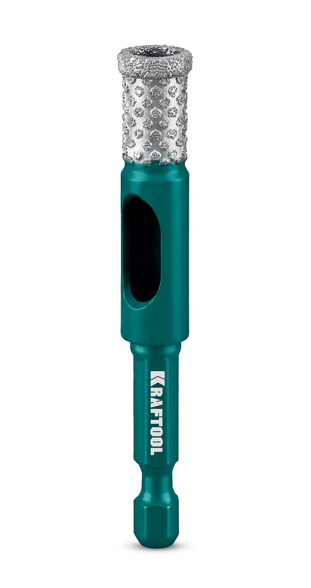 KRAFTOOL VS DIAMOND d 10, HEX 1/4″, Вакуумное алмазное трубчатое сверло по керамограниту (29891-10)