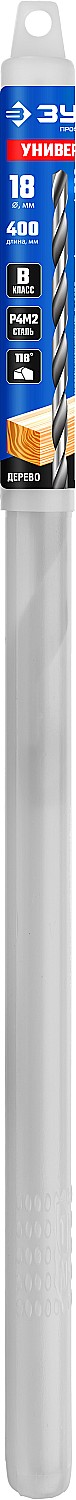ЗУБР Универсал 18 x 400 мм, опалубочное универсальное сверло (29390-400-18)