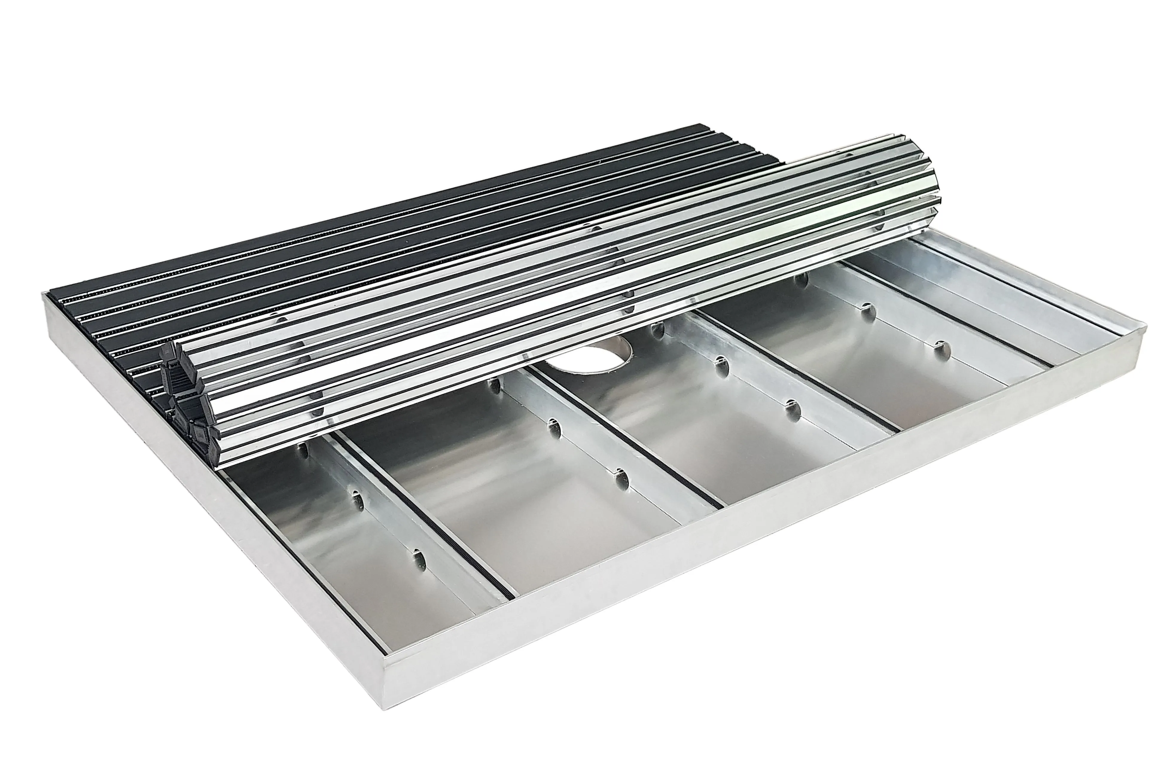 Поддон алюминиевый под решетку 1000x1000