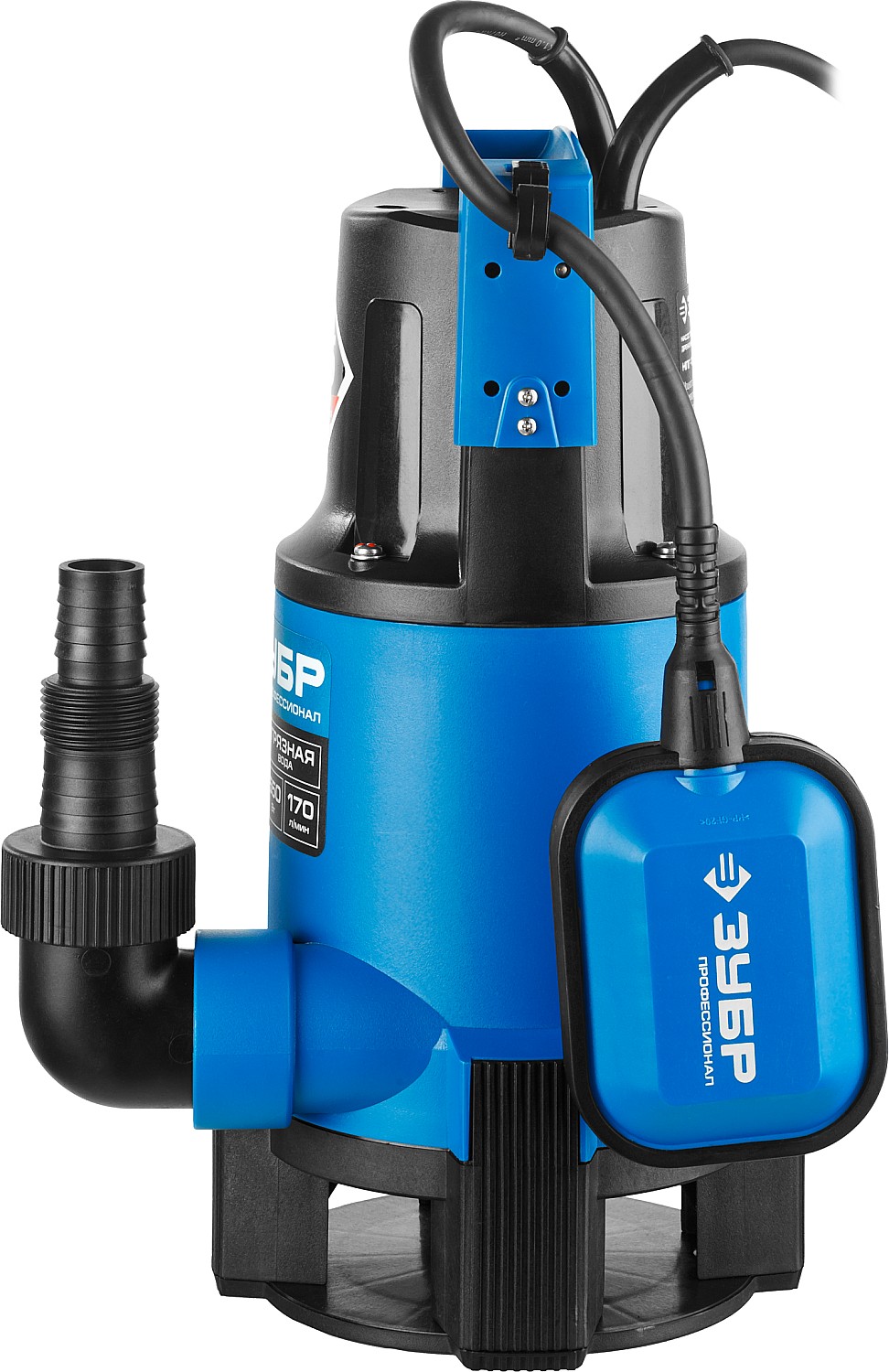 ЗУБР 550 Вт, дренажный насос для грязной воды, Профессионал (НПГ-Т3-550)