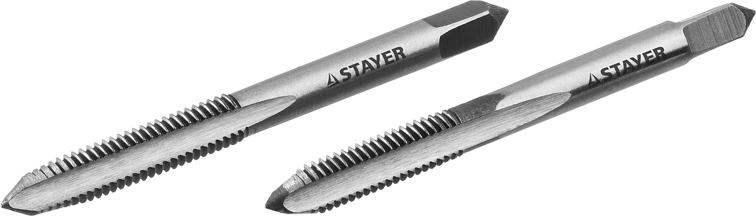 STAYER M5 х 0.8, 2 шт, комплект метчиков (28025-05-0.8-H2)