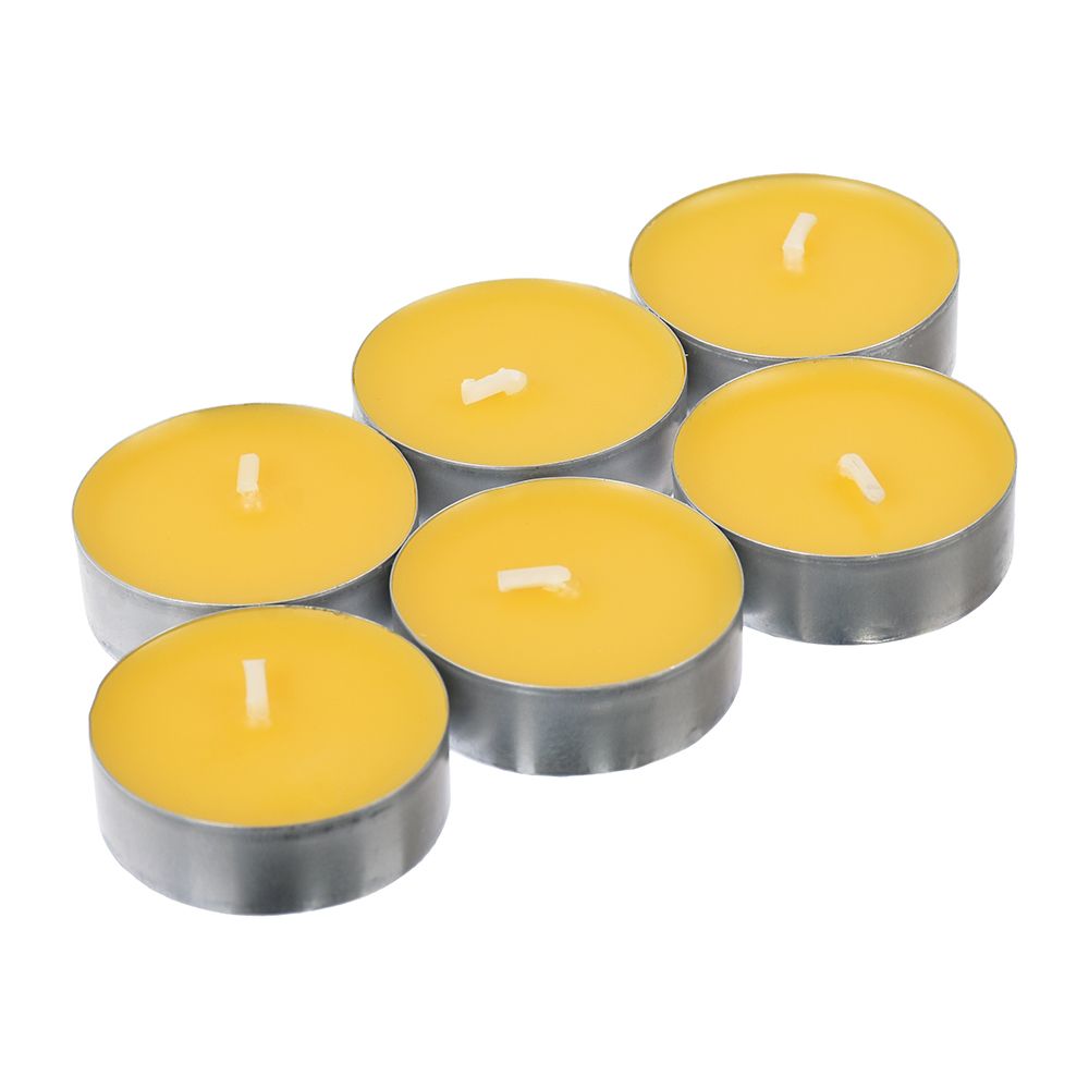 Свечи чайные от КОМАРОВ, c ароматом цитронеллы, 6 шт. в уп.