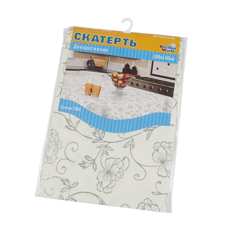 Скатерть ПВХ 100x140см." Узоры"