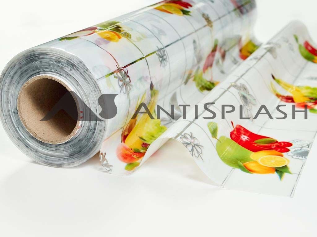 Клеенка декоративная "Жидкое стекло с рисунком" 600мм 035