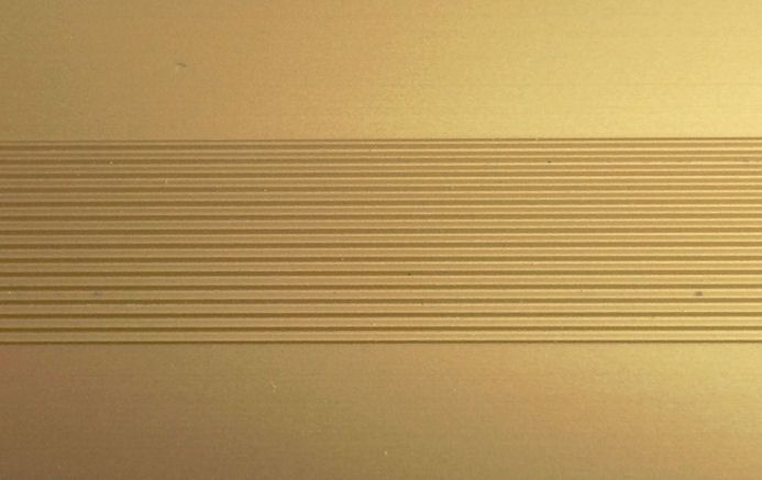 Т-профиль 14*7 2700 золото КЕ