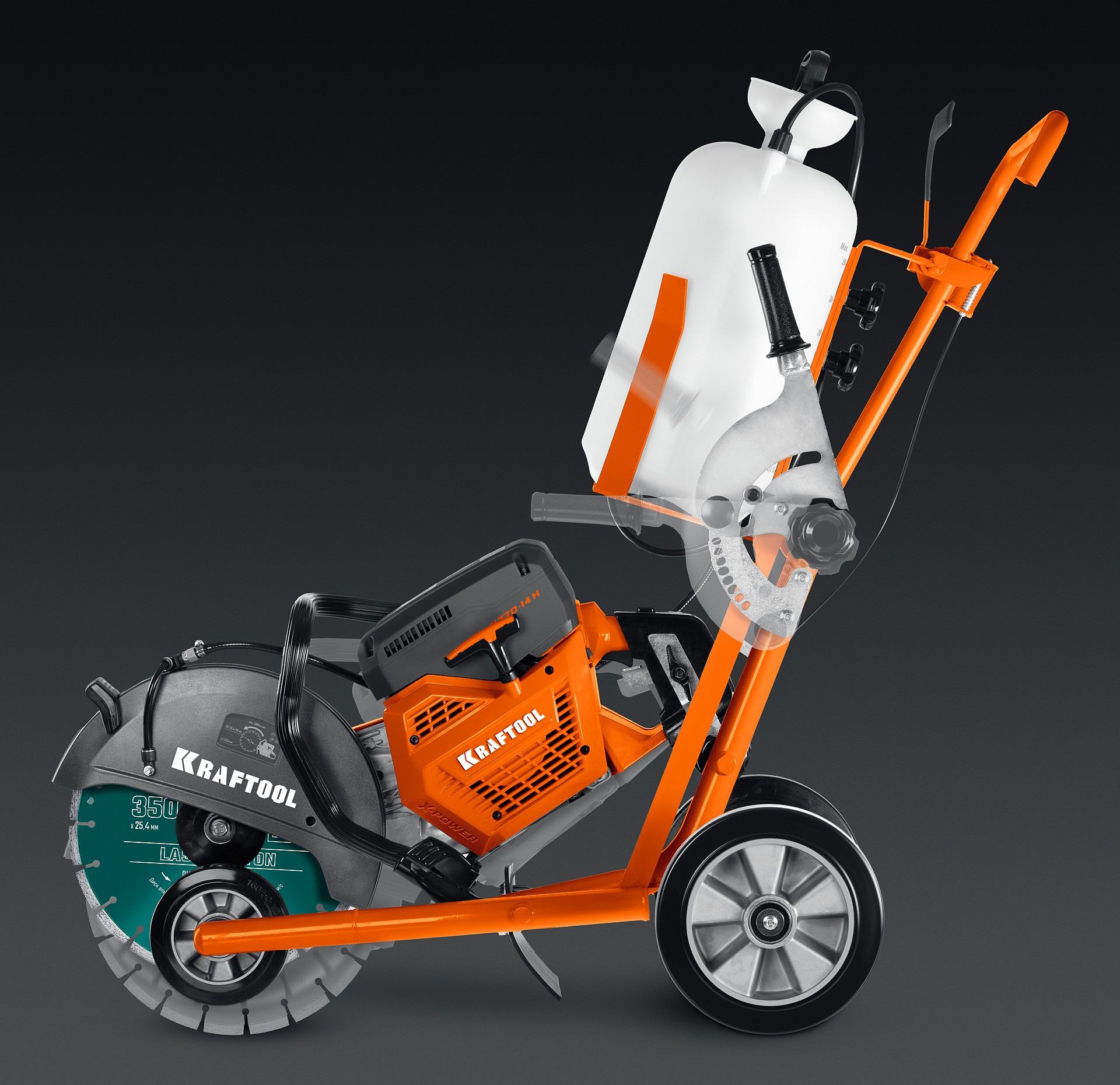 KRAFTOOL тележка с баком для бензорезов (K-003)