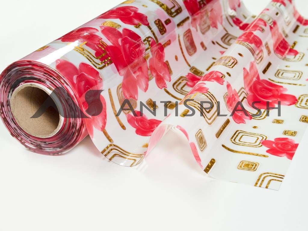 Клеенка декоративная "Жидкое стекло с рисунком" 600мм 012