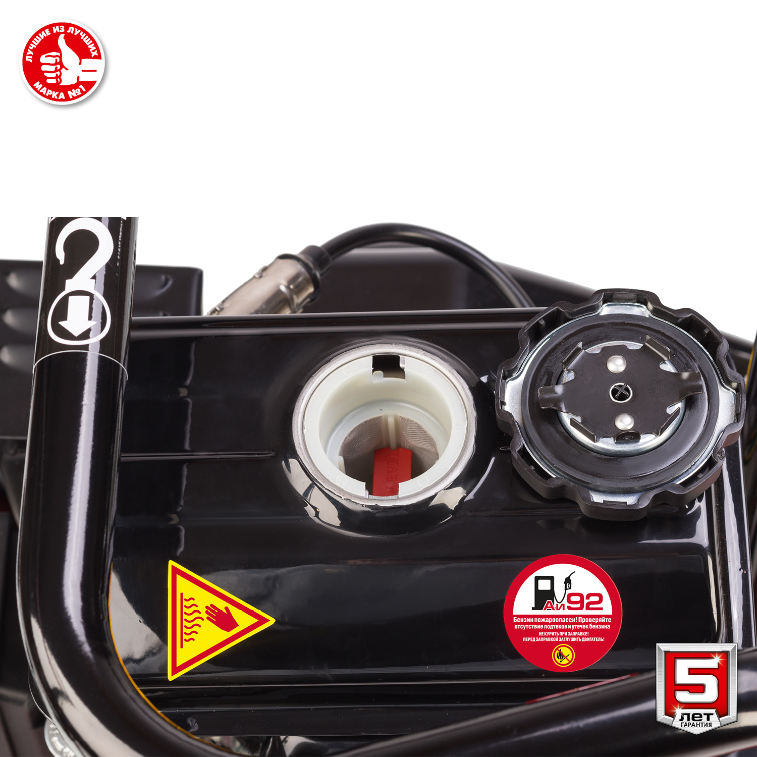 ЗУБР 10 кН, 50 кг, бензиновая виброплита (ВПБ-10 Г)