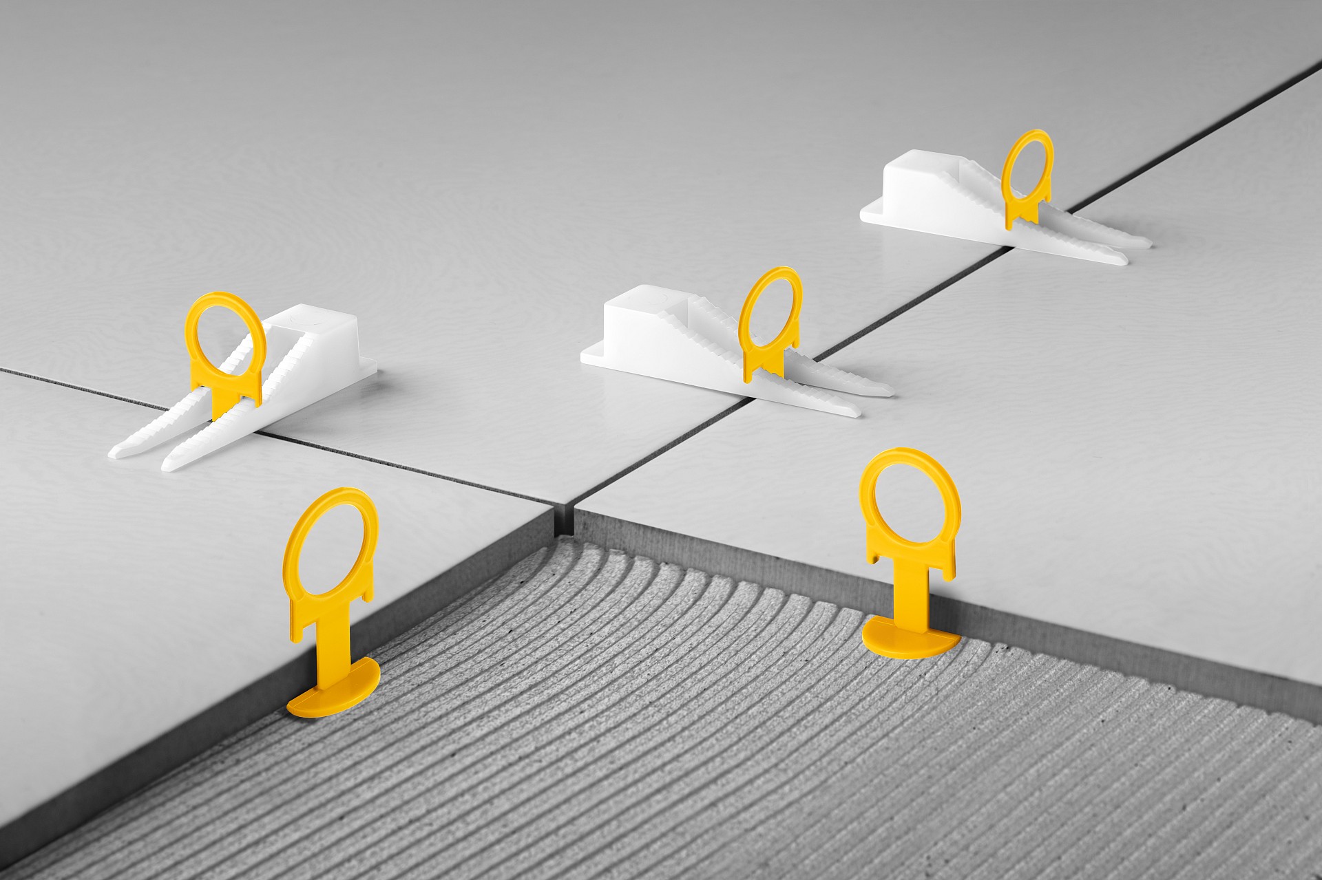 ЗУБР СВП КОЛЬЦО, комплект: 1,5 мм, зажим + клин, 50 + 50 шт, система выравнивания плитки (33833-H50)