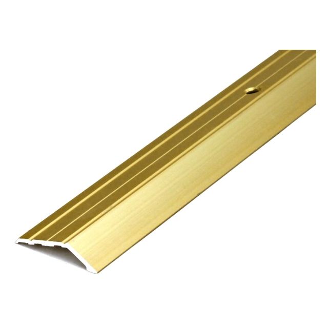 Порог алюминиевый  разноуровневый C-2 32x8 x1800 мм, Золото КЕ