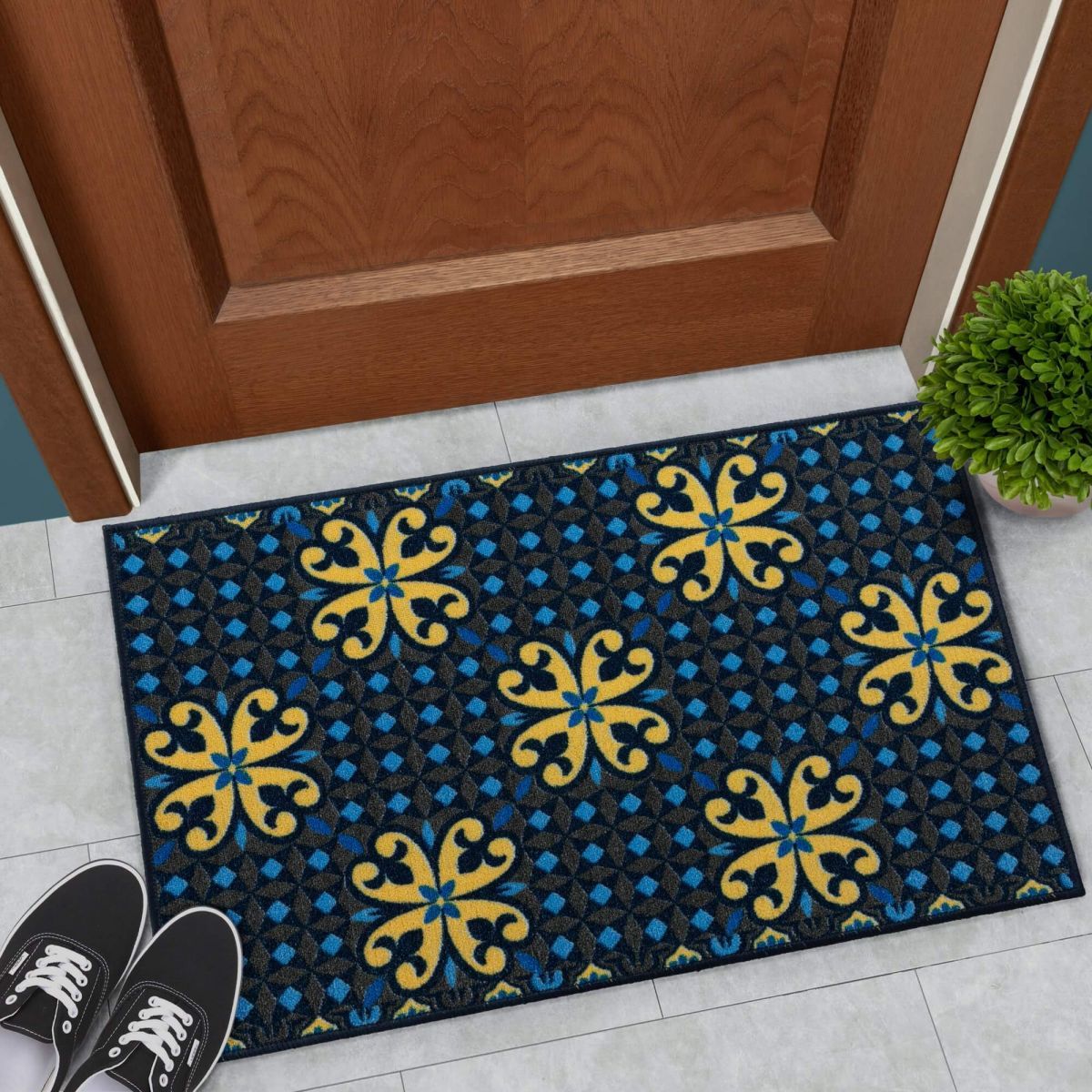 Коврик на пенорезине Мирано 400x600мм 50;16 синий