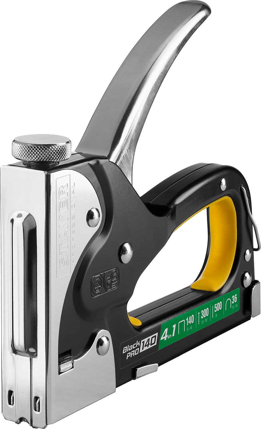 STAYER HERCULES-140, тип 140 (G/11/57) 20GA (6 - 14 мм)/36/300/500, стальной мощный степлер, Professional (31510)