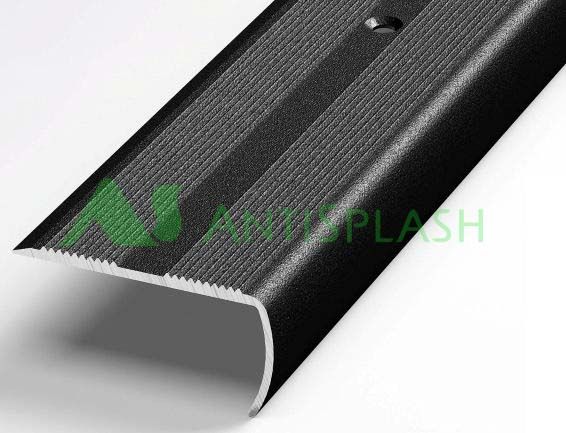 Порог алюминиевый  ПУ-06 40x20x900 мм, окрашенный в черный