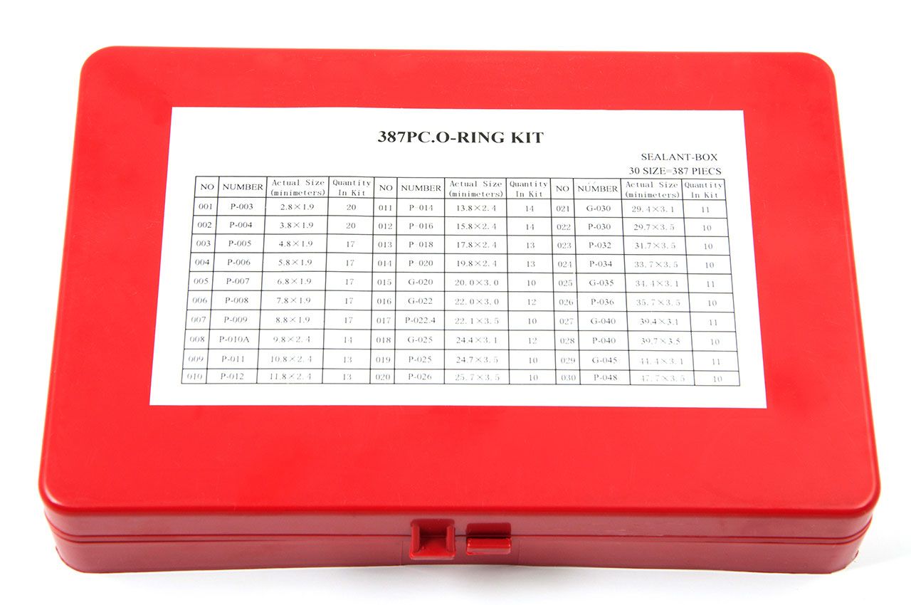 Набор силиконовых колец уплотнительных №4