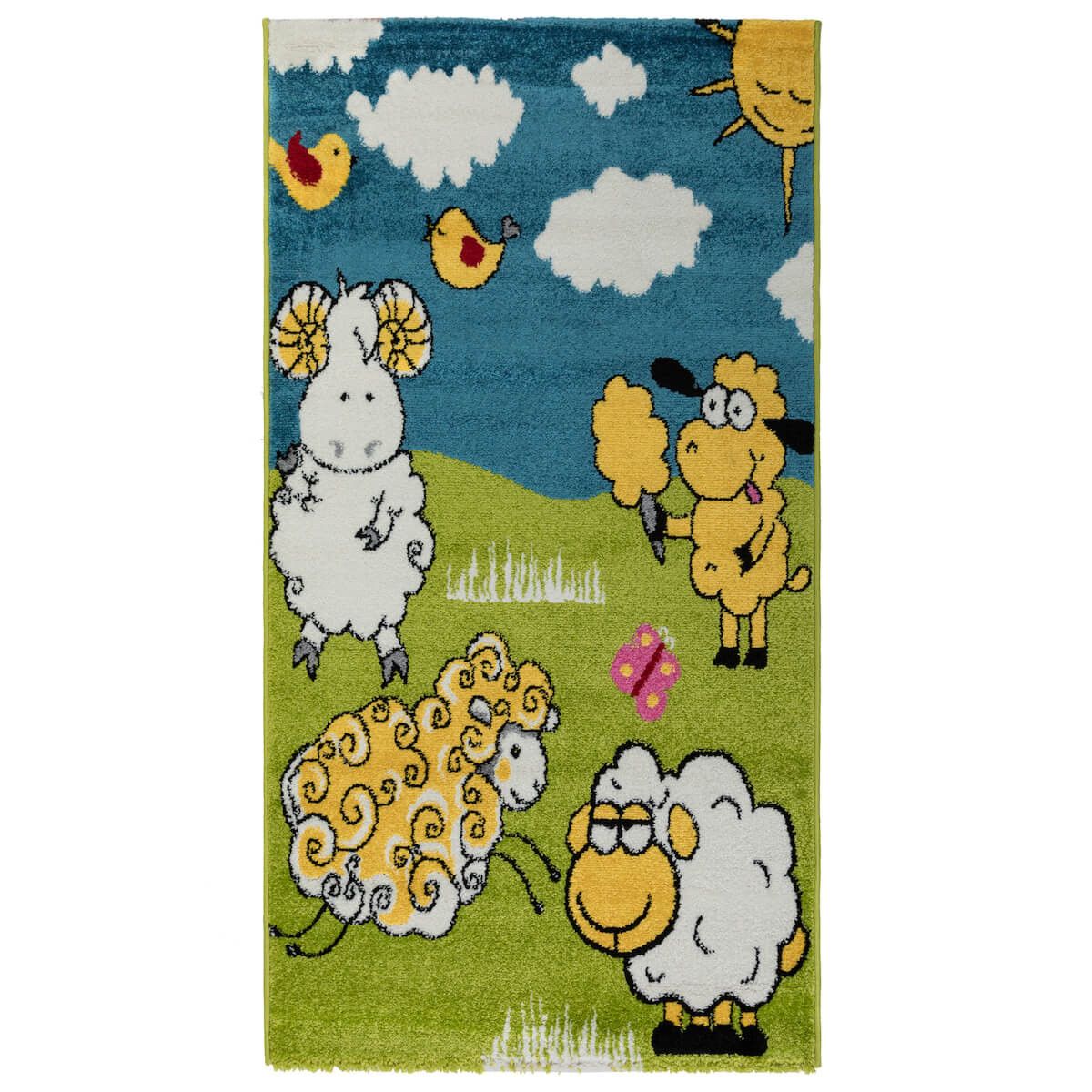 Ковер COLOR 1.33*1.9 дизайн F498A GREEN/GREEN