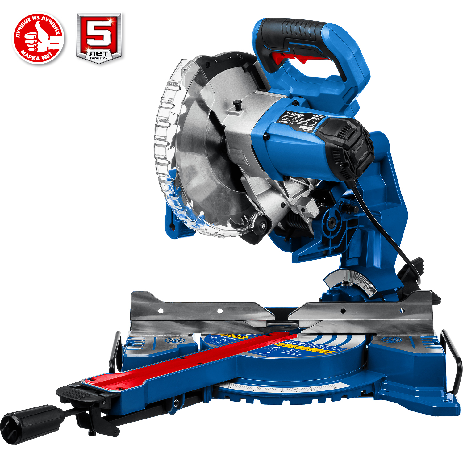 ЗУБР Профессионал ППТ-216-П пила торцовочная с протяжкой, d 216 х 30 мм, 1800 Вт