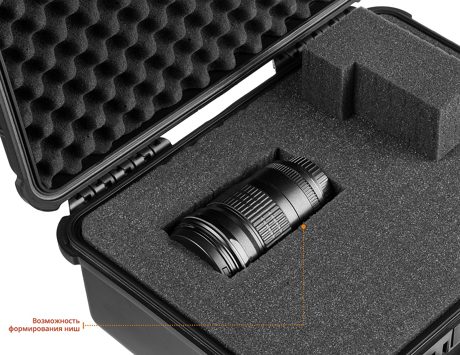 KRAFTOOL PANZER-13, 340 х 290 х 150 мм, (13″), IP55, ударопрочный пластиковый ящик (38251-13)
