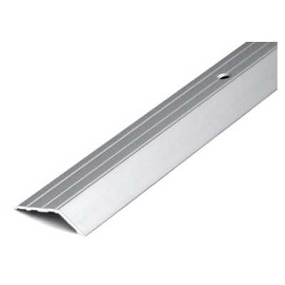 Порог алюминиевый разноуровневый C-2 32x8 мм, Серебро НЕ