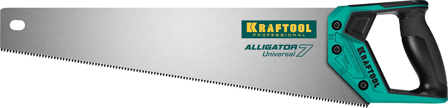 KRAFTOOL Alligator Universal 7, 450 мм, универсальная ножовка (15004-45)