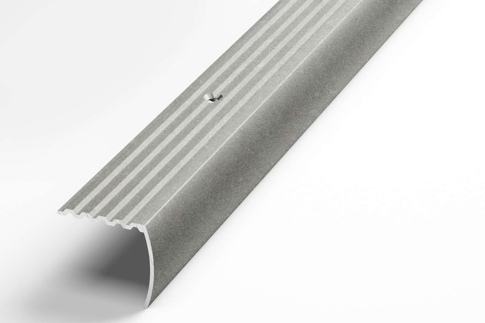 Порог алюминиевый ПУ-04 30x27x900 мм, бетон классик 055