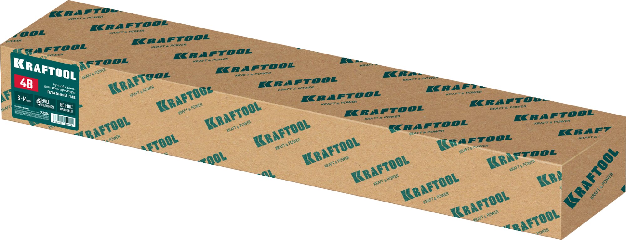 KRAFTOOL 4 B, плавный гиб, на подшипнике, ручной станок для гибки арматуры (23307)