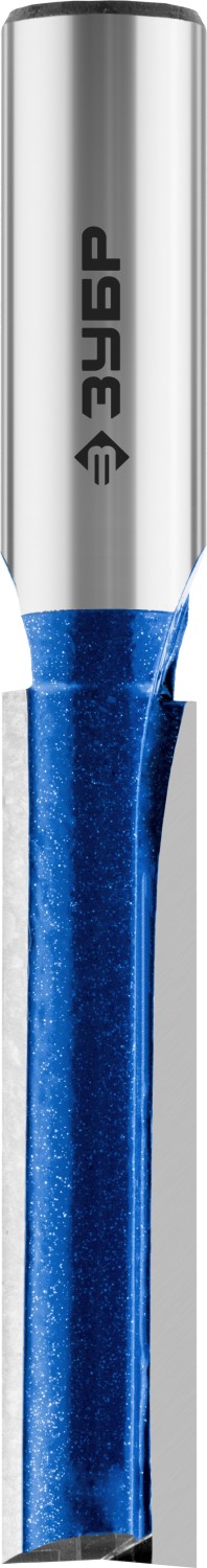 ЗУБР 12 x 51 мм, хвостовик 12 мм, фреза пазовая прямая с нижними подрезателями, Профессионал (28755-12-51)