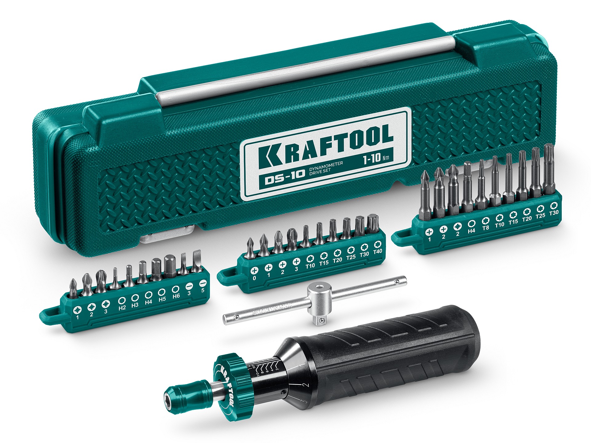 KRAFTOOL DS-10 1-10 Нм, динамометрическая отвертка (64037)