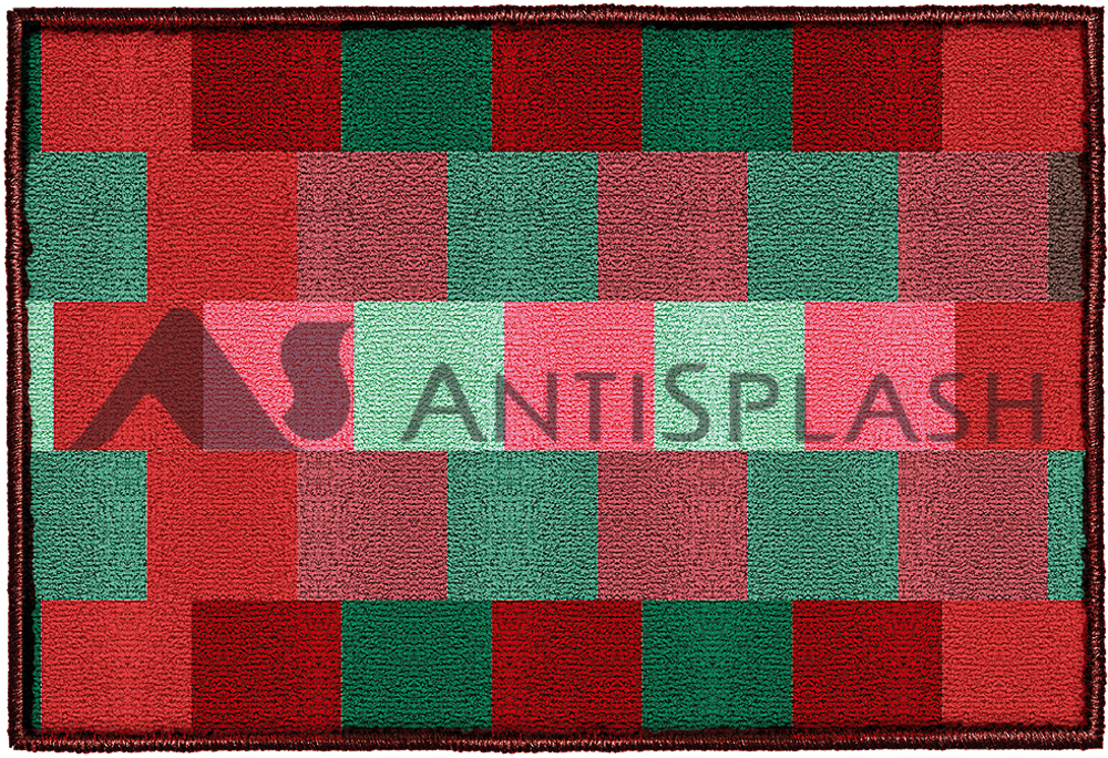 Универсальный коврик Polermo 400 х 600 мм красный