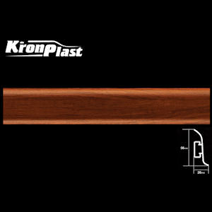Плинтус «KronPlast Premium», 2,5 м, Тик лапачо 524