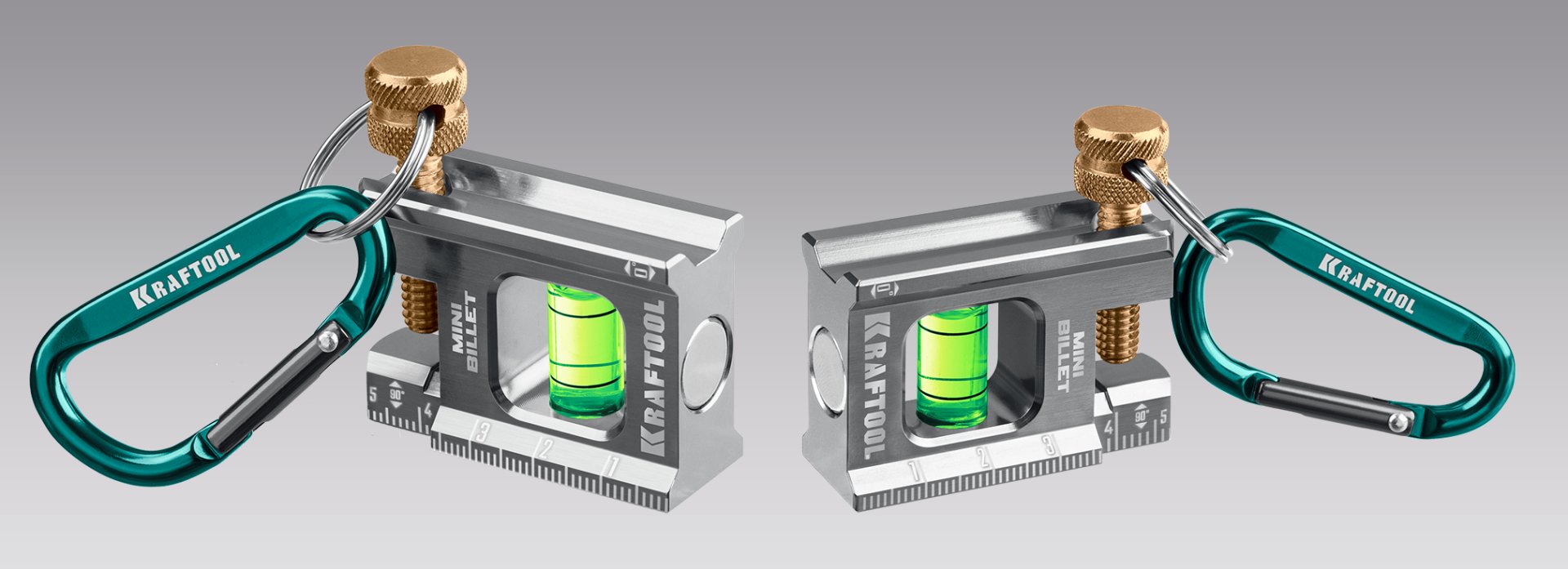 KRAFTOOL BILLET-5 MINI, 50 мм, брусковый магнитный уровень (34791)