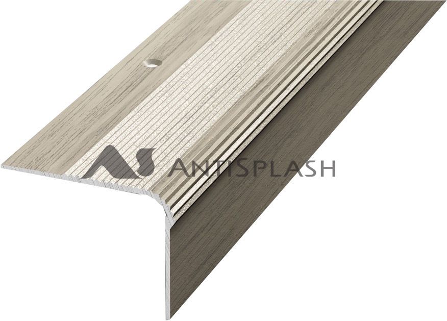 Порог алюминиевый  ПУ-02 54x41,8x900 мм, клен беленый