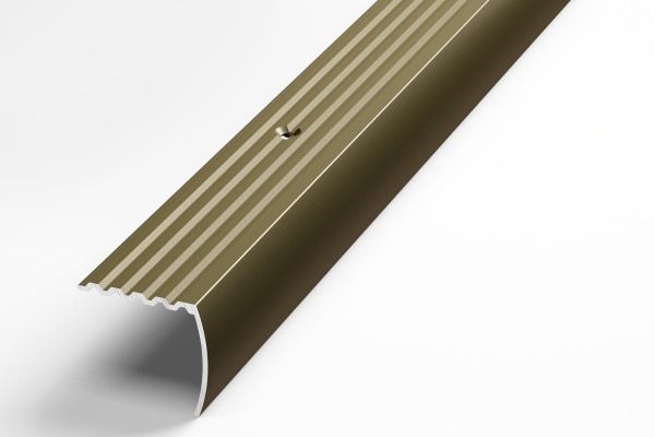 Порог алюминиевый  ПУ-04 30x27x900 мм, анод люкс бронза