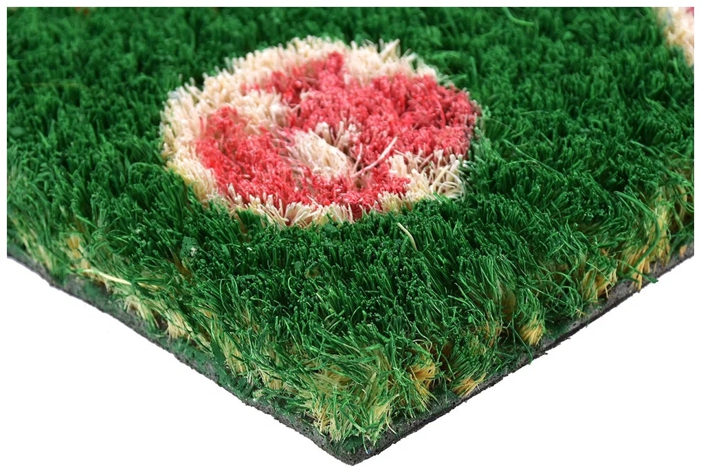 Коврик кокосовый ворс 15мм, 35*60см "Фейерверк" на ПВХ основе