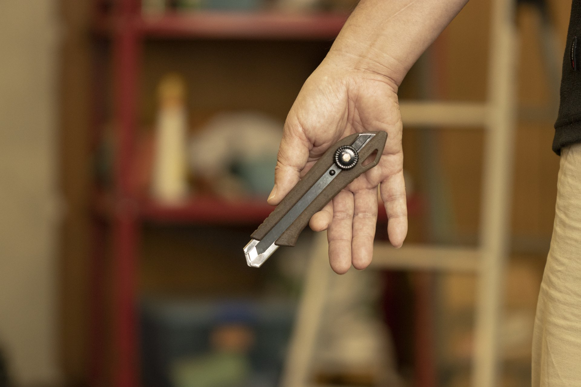 OLFA WOOD-PP Models 18 мм, с сегментированным лезвием, нож (OL-WD-L)