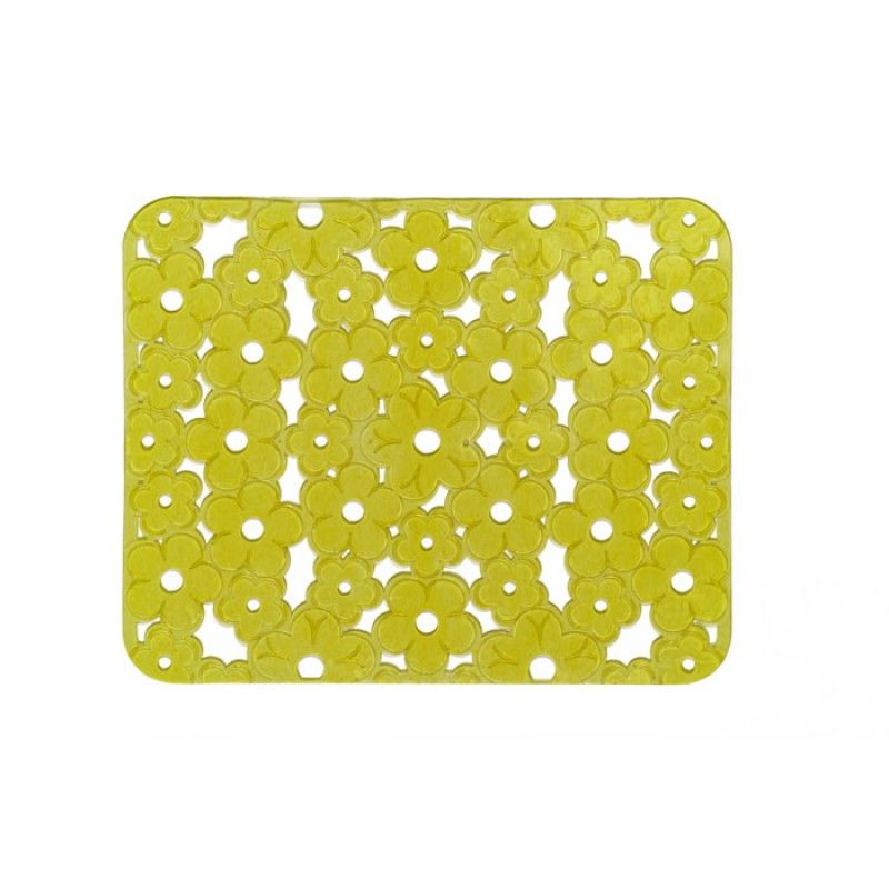 Коврик в раковину "Ромашка" 25*31 желтый