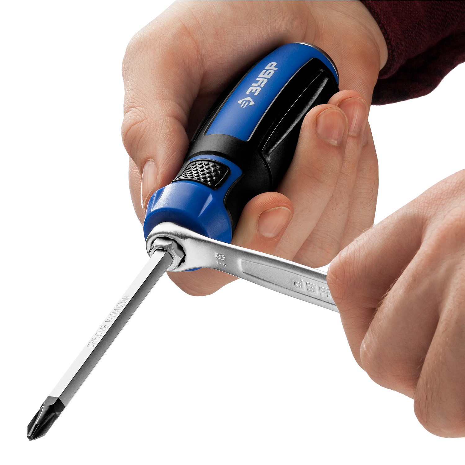 ЗУБР Ударник, PH1 х 75 мм, ударная отвертка, Профессионал (25272-1)